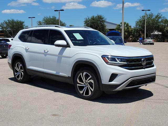 used 2021 Volkswagen Atlas car, priced at $30,450
