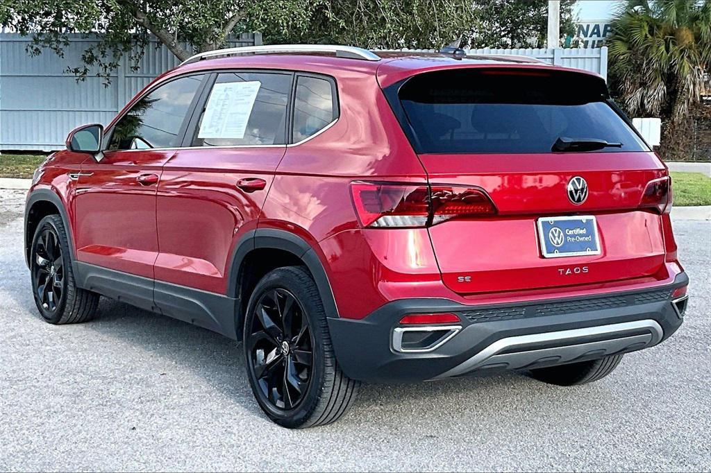 used 2022 Volkswagen Taos car, priced at $17,750