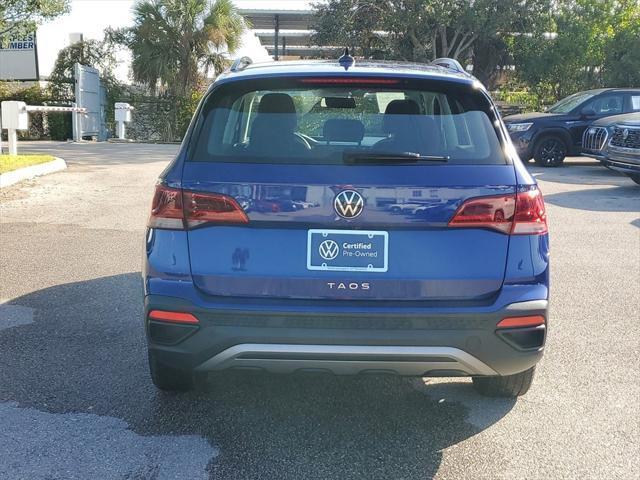 used 2022 Volkswagen Taos car, priced at $19,000