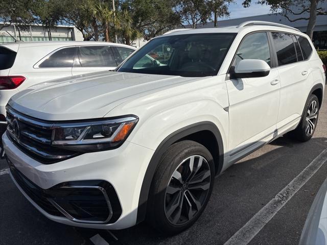 used 2021 Volkswagen Atlas car, priced at $30,750