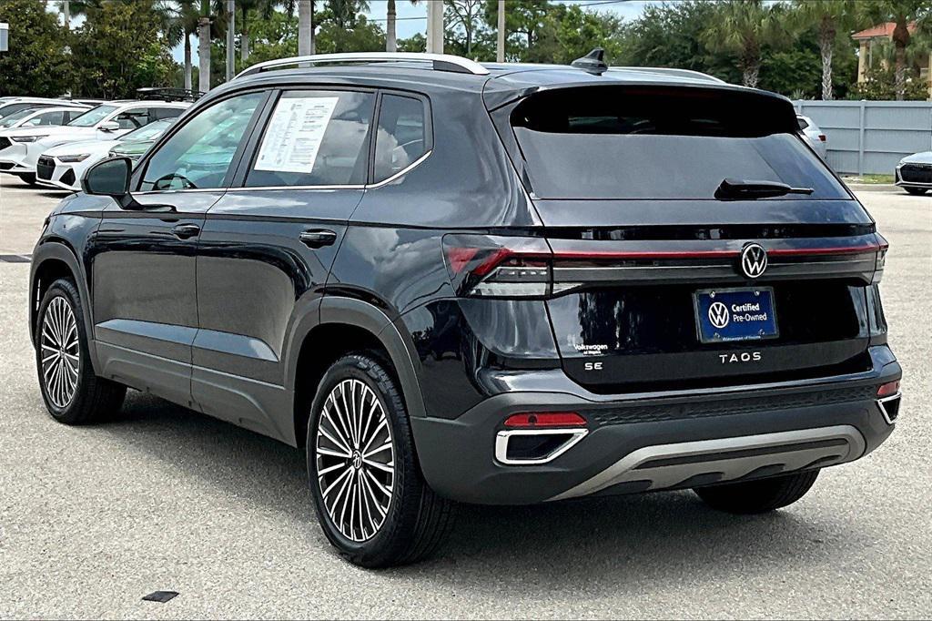 used 2025 Volkswagen Taos car, priced at $25,985