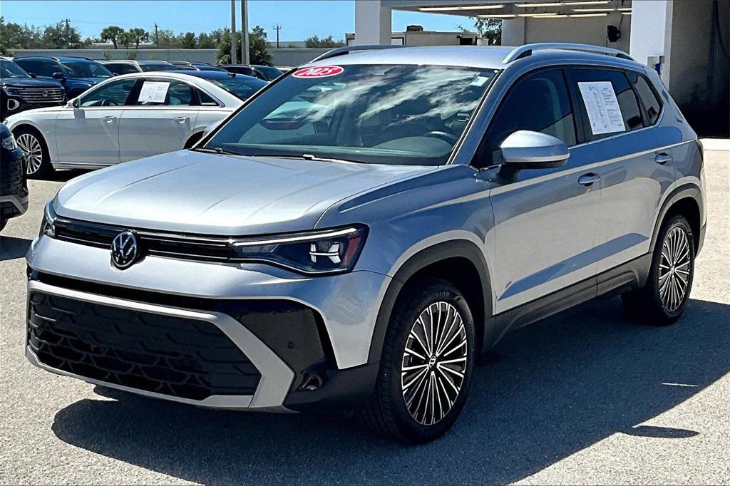 used 2025 Volkswagen Taos car, priced at $24,211