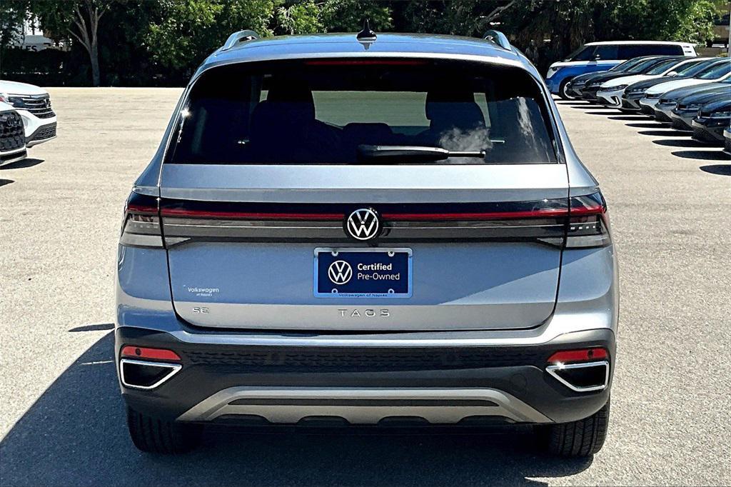 used 2025 Volkswagen Taos car, priced at $24,211