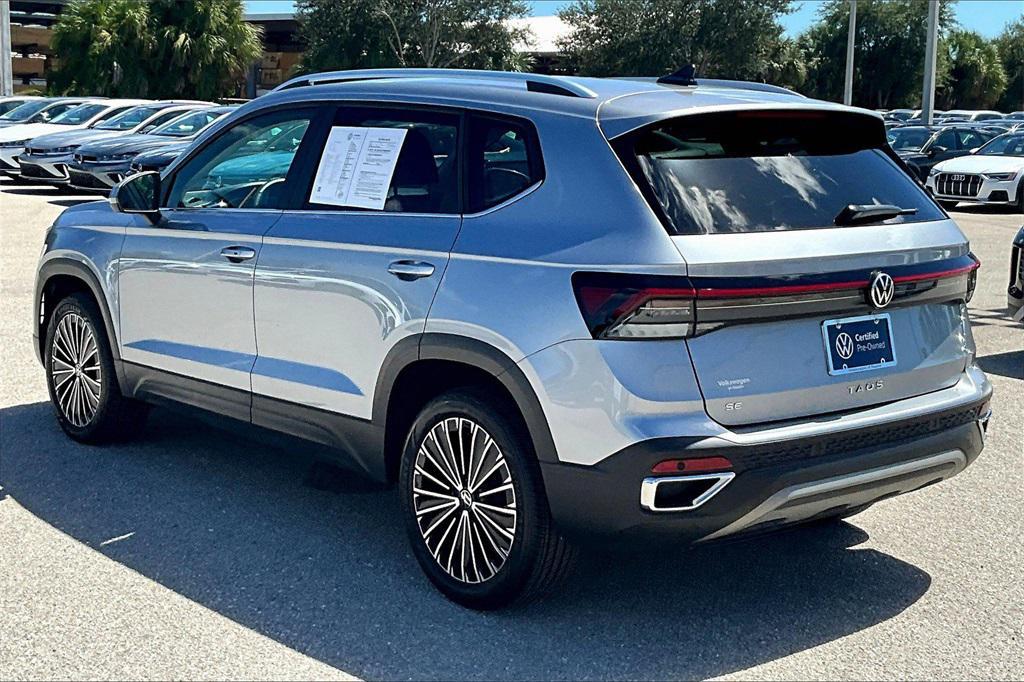 used 2025 Volkswagen Taos car, priced at $24,211