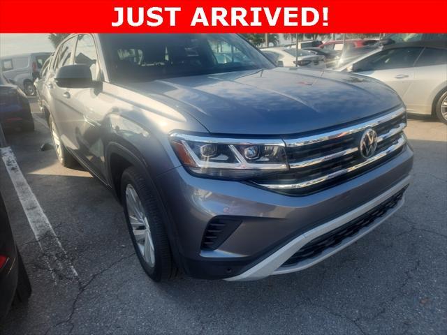 used 2021 Volkswagen Atlas Cross Sport car, priced at $25,250