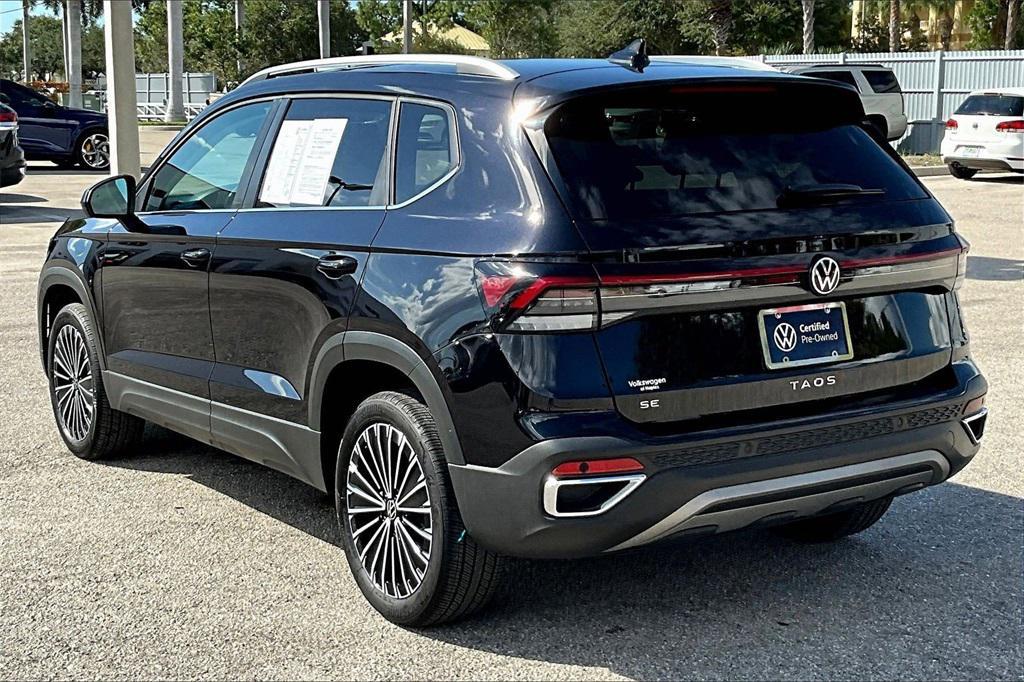 used 2025 Volkswagen Taos car, priced at $24,995