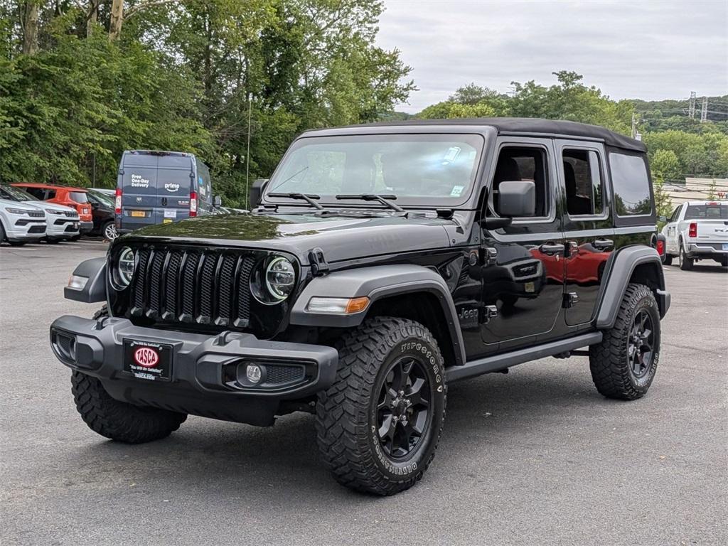 used 2022 Jeep Wrangler Unlimited car, priced at $36,475