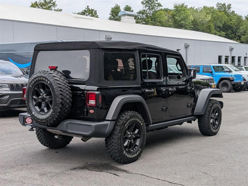 used 2022 Jeep Wrangler Unlimited car, priced at $36,475