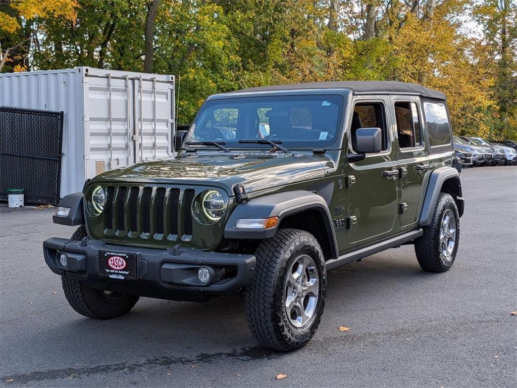 used 2021 Jeep Wrangler Unlimited car, priced at $34,210