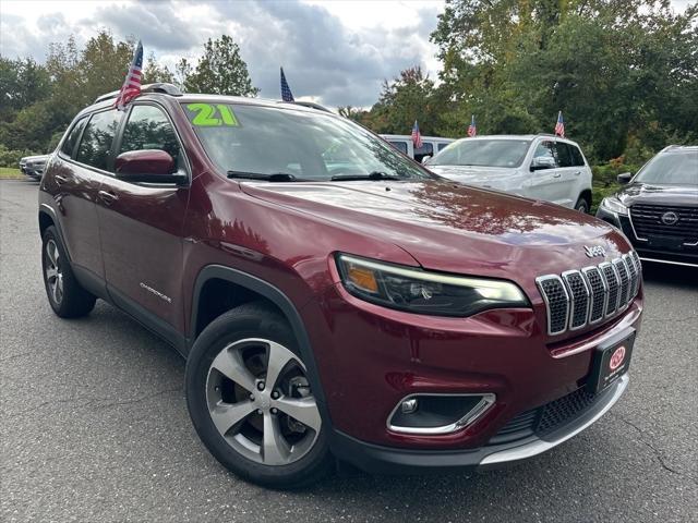 used 2021 Jeep Cherokee car, priced at $22,499