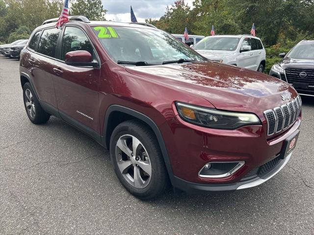 used 2021 Jeep Cherokee car, priced at $22,499