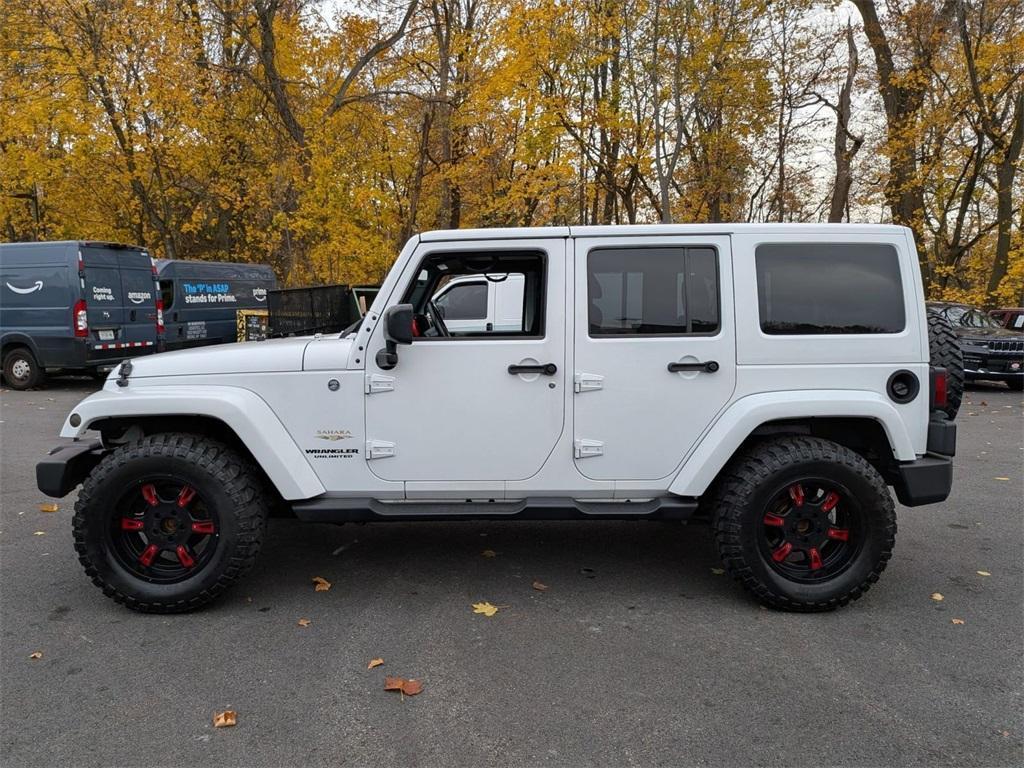 used 2015 Jeep Wrangler Unlimited car, priced at $17,500