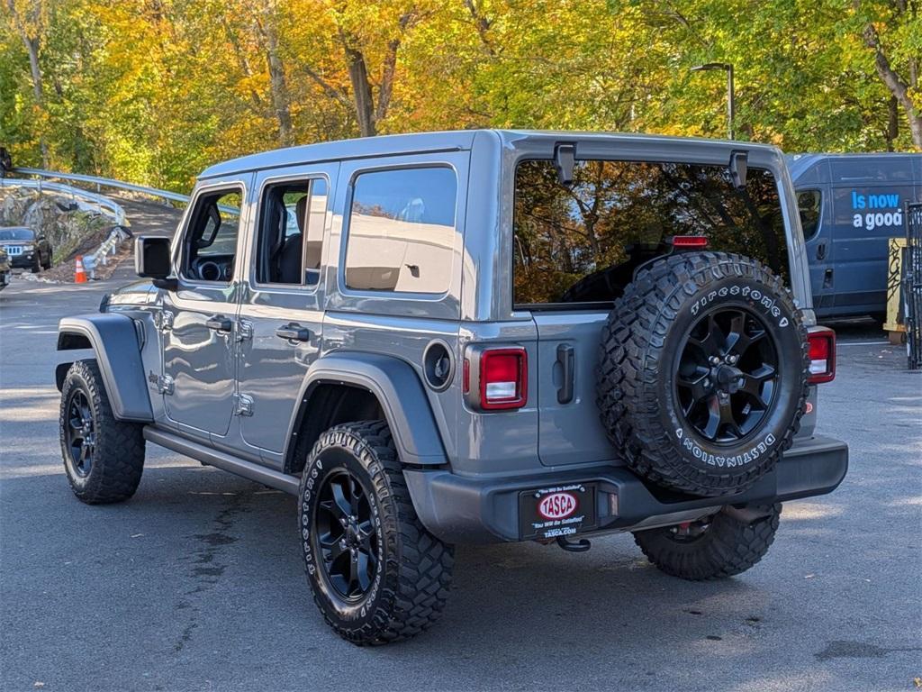 used 2021 Jeep Wrangler Unlimited car, priced at $31,000