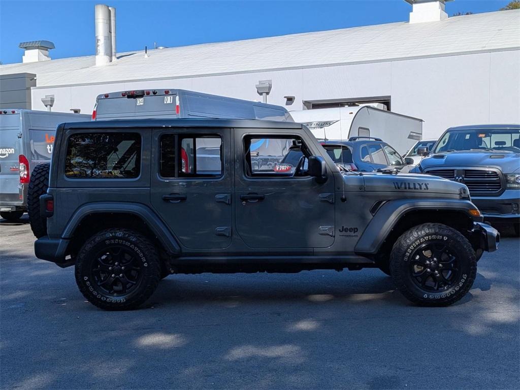 used 2021 Jeep Wrangler Unlimited car, priced at $31,000