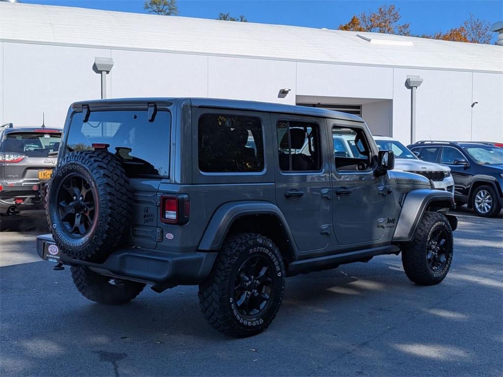 used 2021 Jeep Wrangler Unlimited car, priced at $31,000