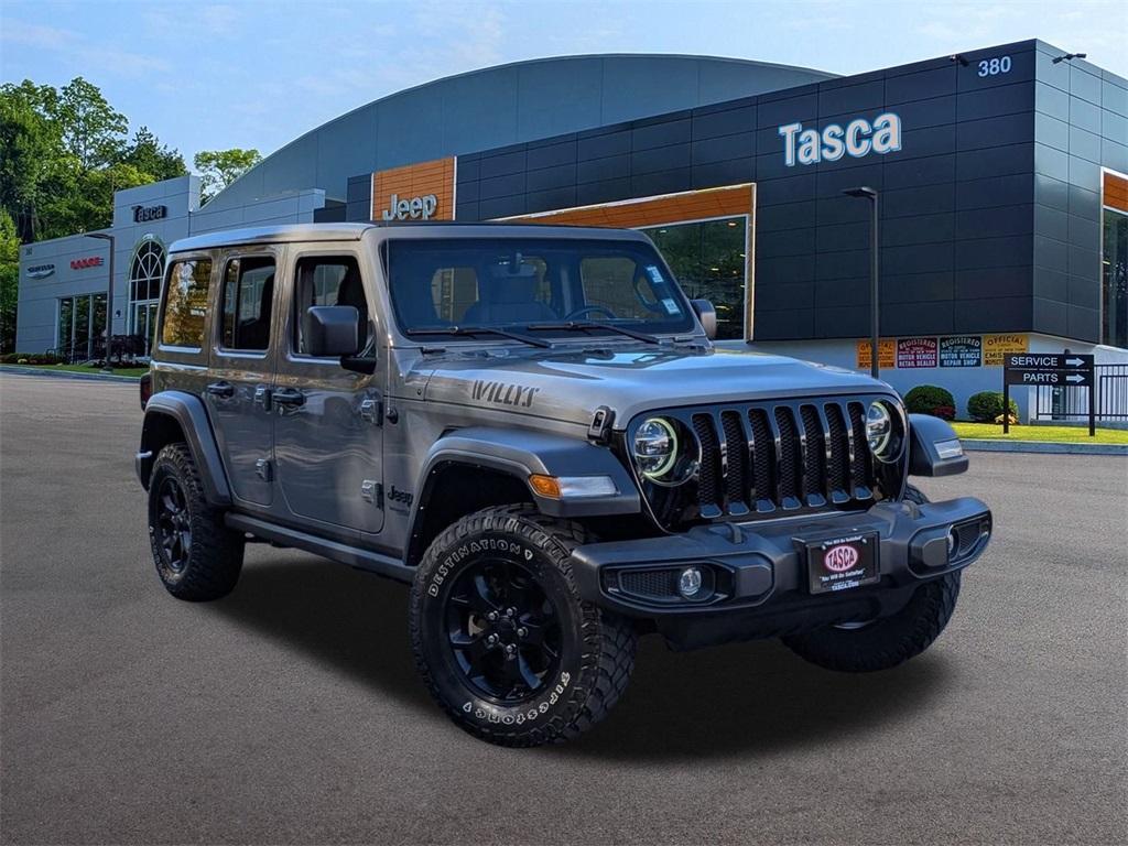 used 2021 Jeep Wrangler Unlimited car, priced at $31,000