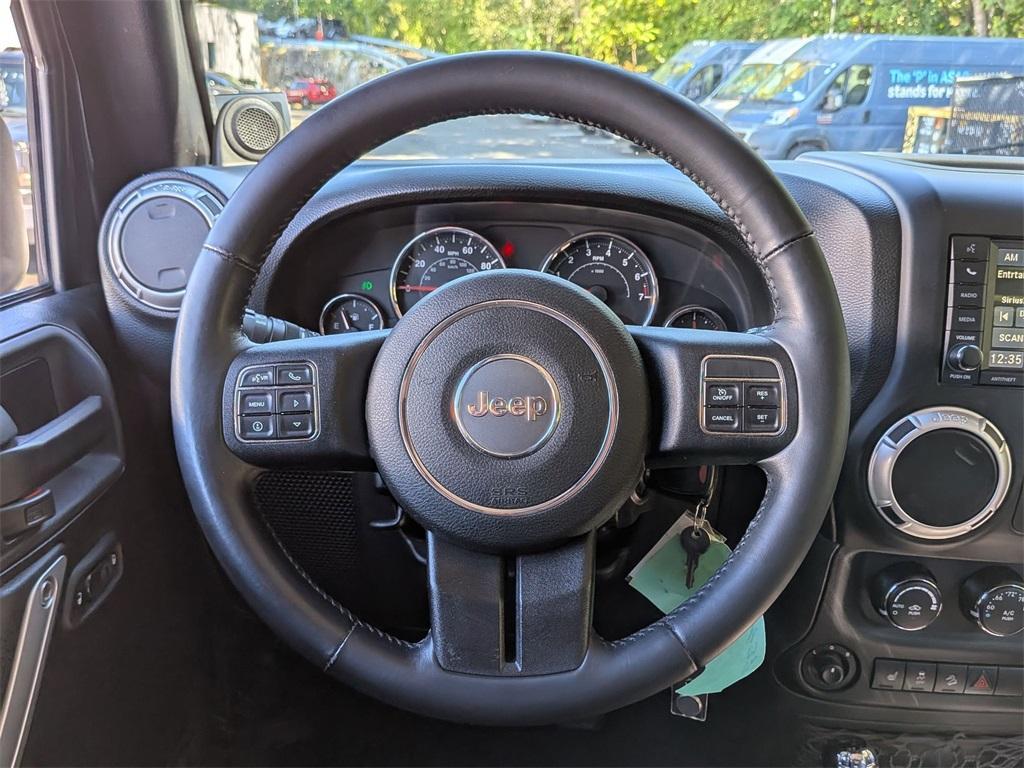 used 2014 Jeep Wrangler Unlimited car, priced at $18,290
