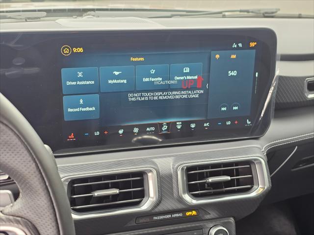 new 2025 Ford Mustang car, priced at $61,850