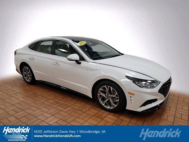 used 2021 Hyundai Sonata car, priced at $23,881