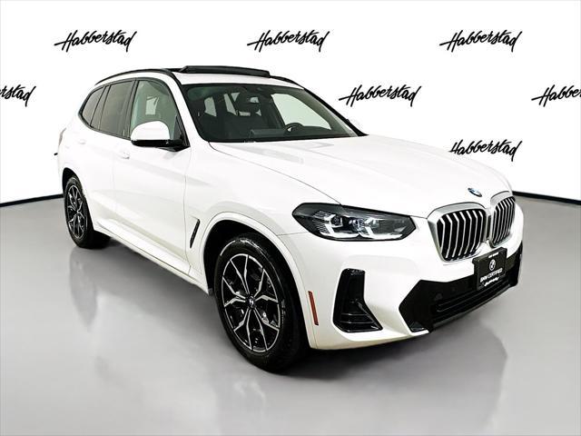used 2022 BMW X3 car, priced at $38,759