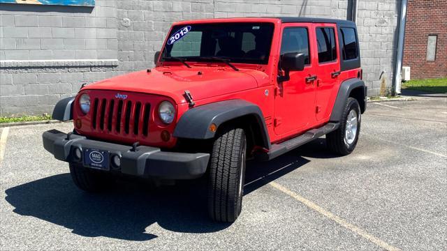 used 2013 Jeep Wrangler Unlimited car, priced at $13,995