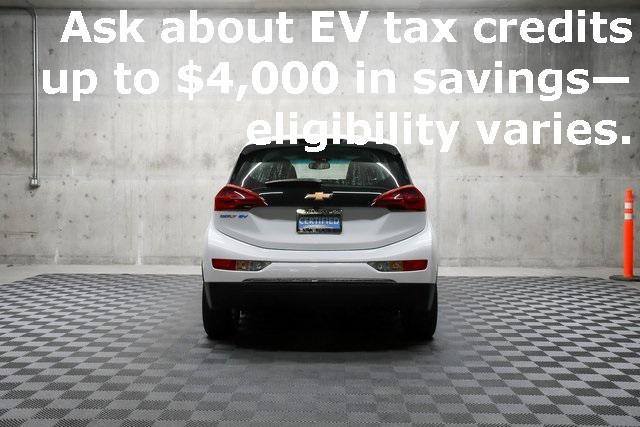 used 2021 Chevrolet Bolt EV car, priced at $22,409