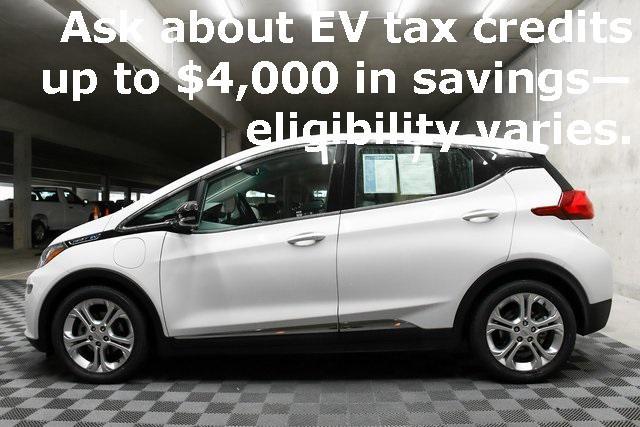 used 2021 Chevrolet Bolt EV car, priced at $22,409