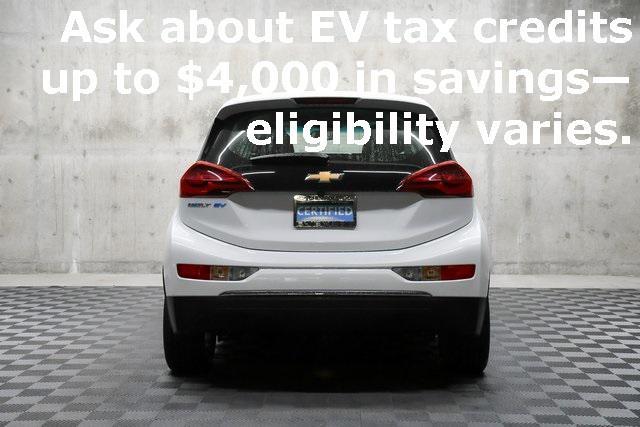 used 2021 Chevrolet Bolt EV car, priced at $22,409