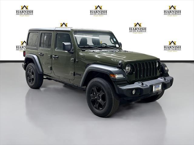 used 2022 Jeep Wrangler Unlimited car, priced at $28,525