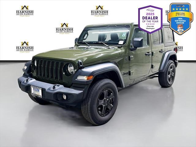 used 2022 Jeep Wrangler Unlimited car, priced at $28,525