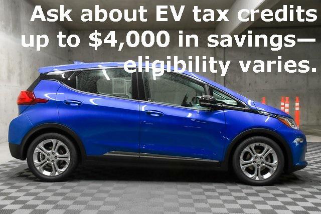 used 2021 Chevrolet Bolt EV car, priced at $20,734