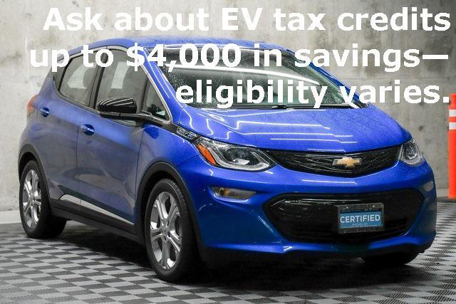 used 2021 Chevrolet Bolt EV car, priced at $20,734