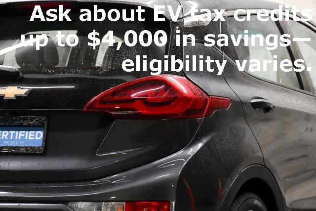 used 2021 Chevrolet Bolt EV car, priced at $19,491