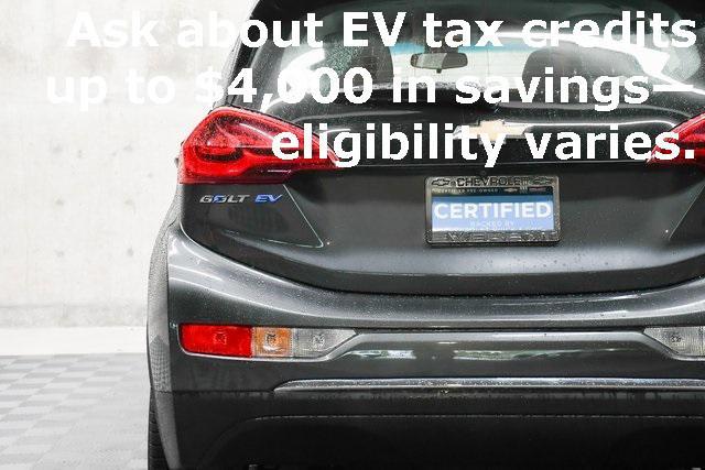 used 2021 Chevrolet Bolt EV car, priced at $19,491