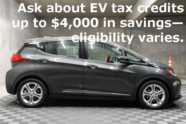 used 2021 Chevrolet Bolt EV car, priced at $19,491