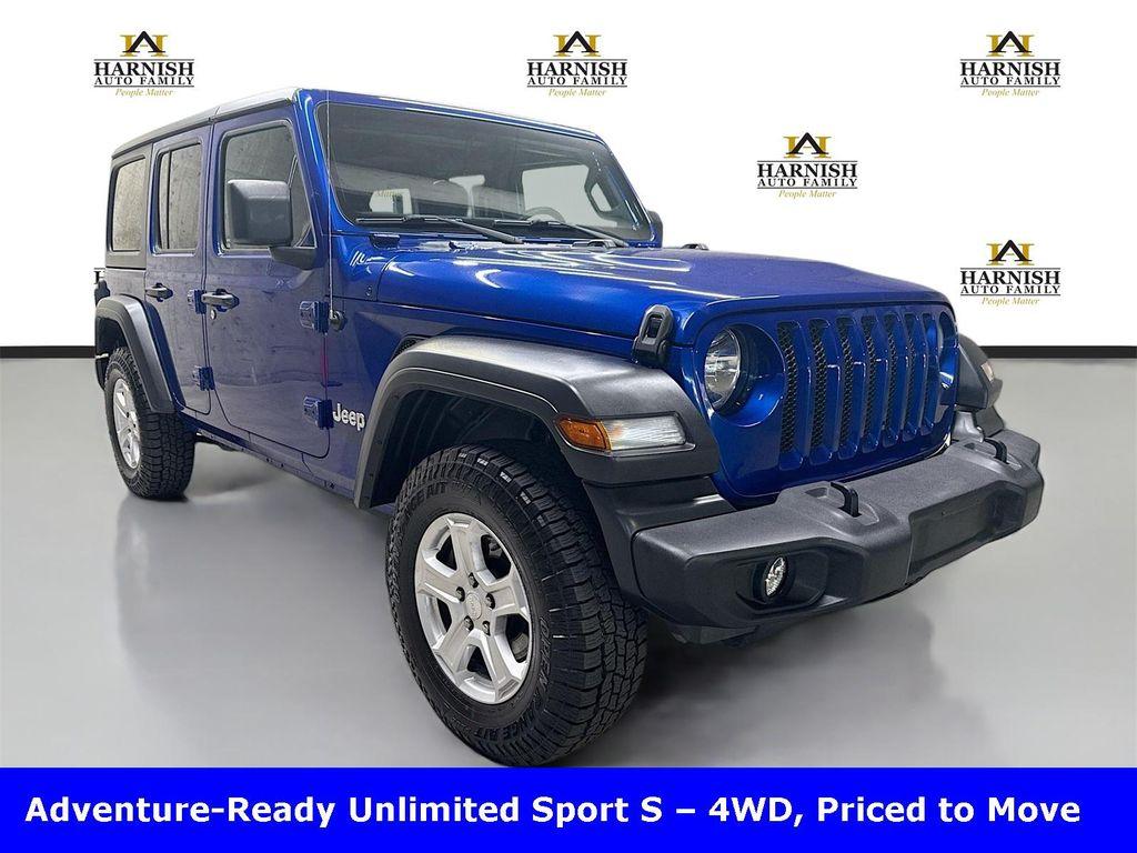 used 2020 Jeep Wrangler Unlimited car, priced at $24,691