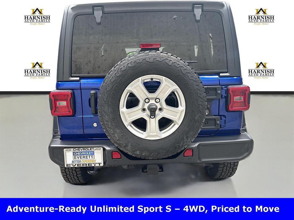 used 2020 Jeep Wrangler Unlimited car, priced at $24,691