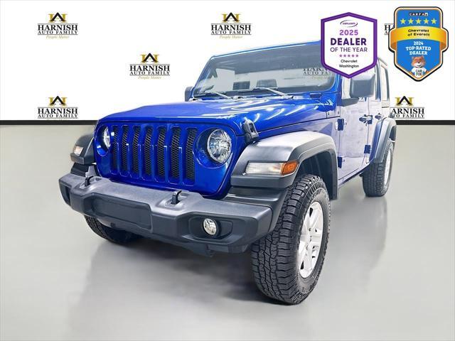 used 2020 Jeep Wrangler Unlimited car, priced at $27,574