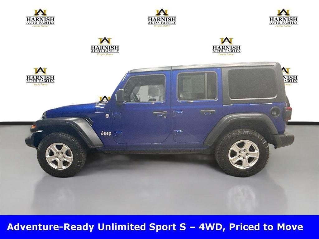 used 2020 Jeep Wrangler Unlimited car, priced at $24,691
