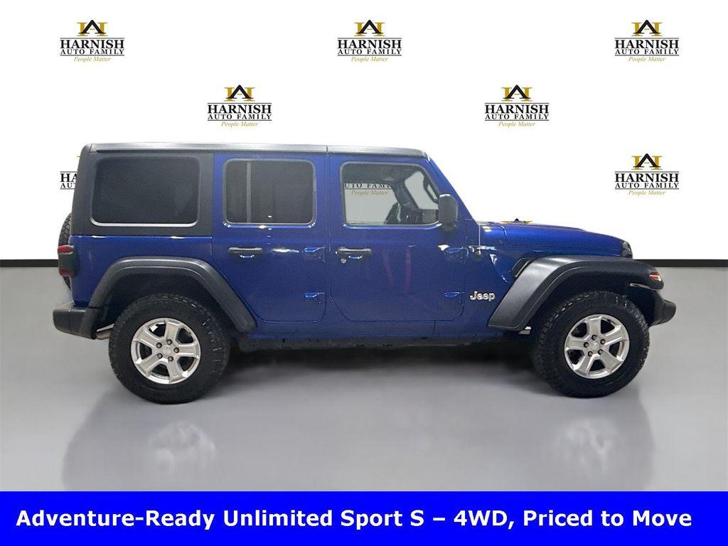 used 2020 Jeep Wrangler Unlimited car, priced at $24,691