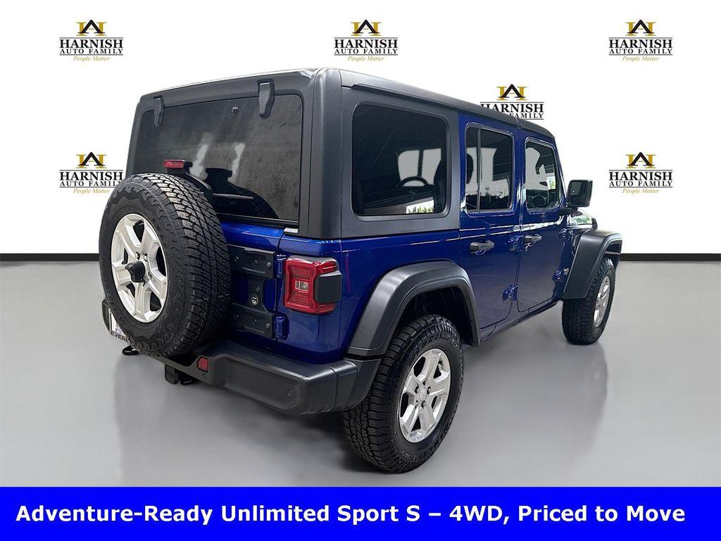 used 2020 Jeep Wrangler Unlimited car, priced at $24,691