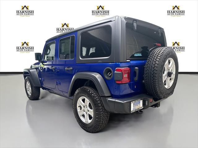 used 2020 Jeep Wrangler Unlimited car, priced at $27,574