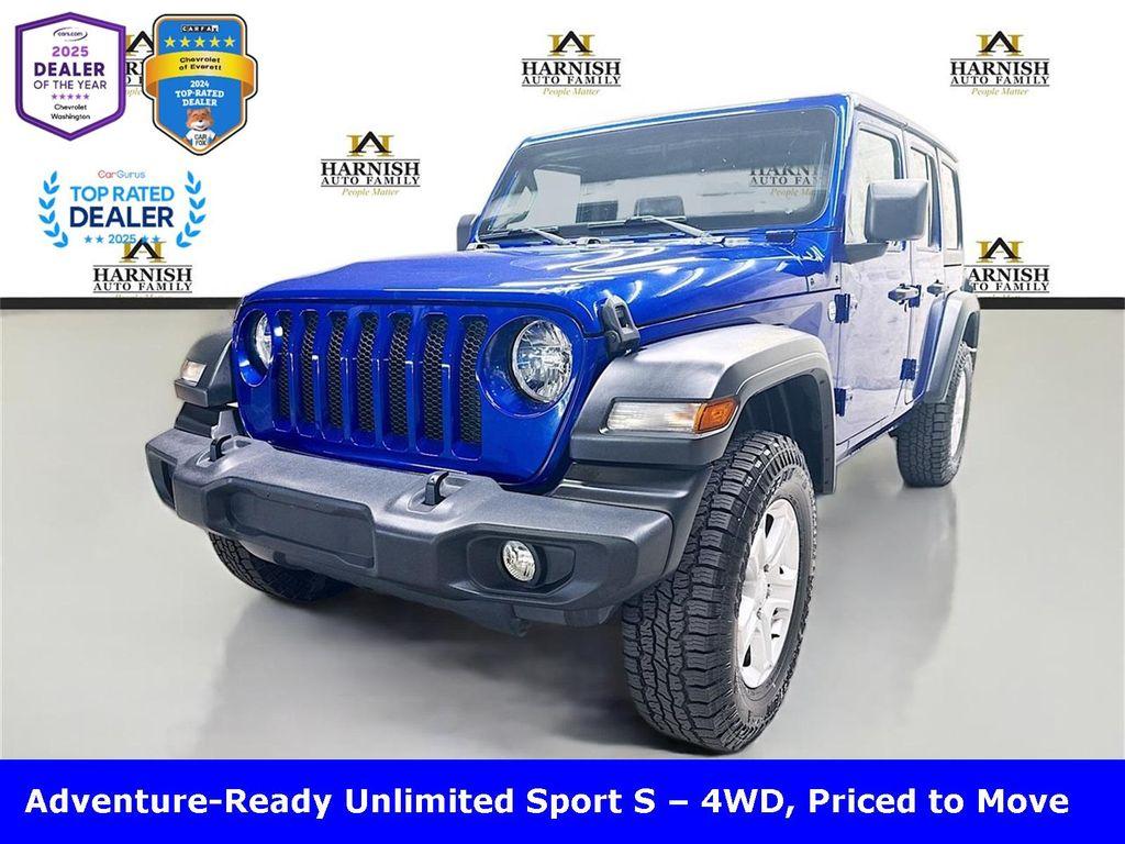 used 2020 Jeep Wrangler Unlimited car, priced at $24,691