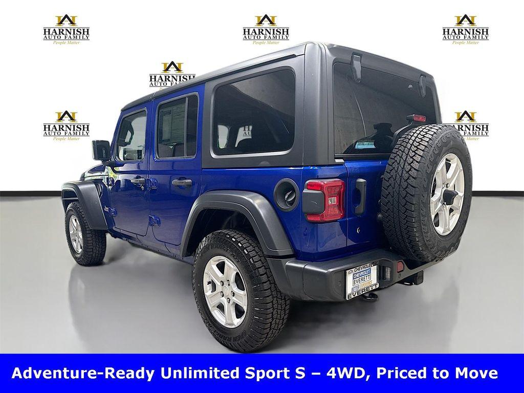used 2020 Jeep Wrangler Unlimited car, priced at $24,691