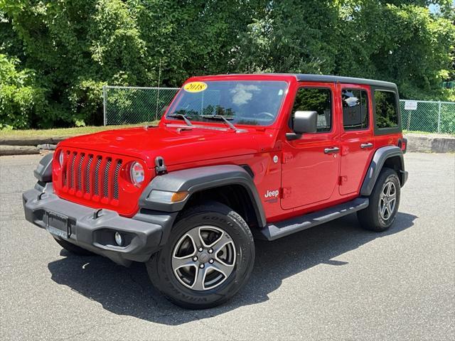 used 2018 Jeep Wrangler Unlimited car, priced at $23,495