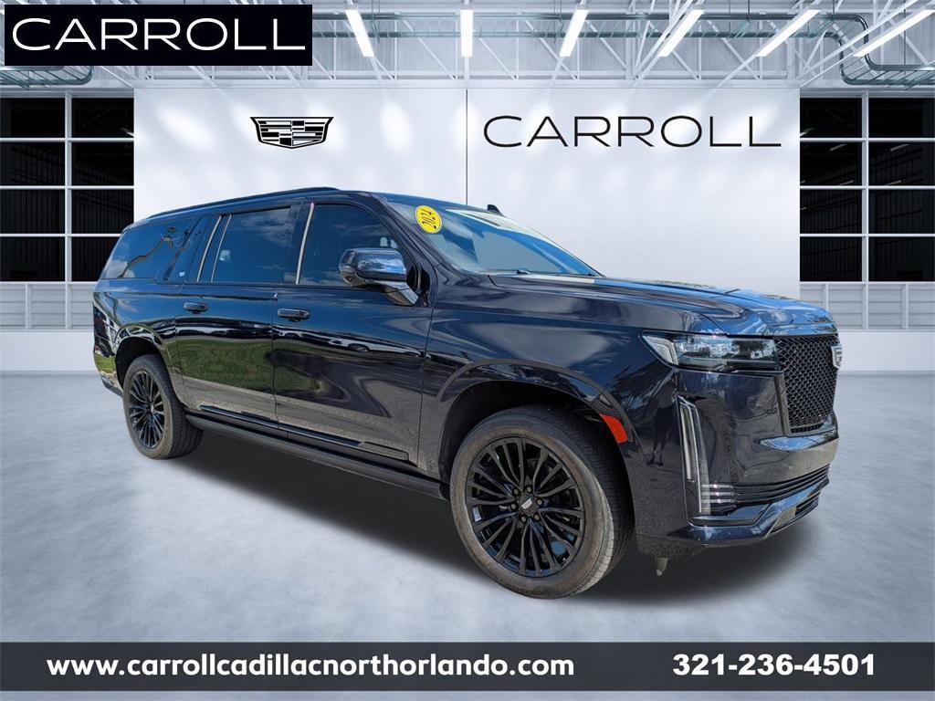 used 2024 Cadillac Escalade ESV car, priced at $89,496