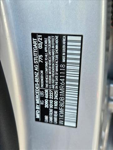 used 2021 Mercedes-Benz C-Class car, priced at $24,995