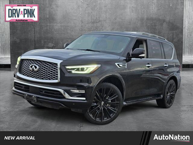 used 2021 INFINITI QX80 car, priced at $27,998