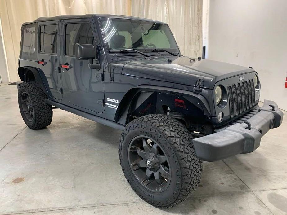 used 2017 Jeep Wrangler Unlimited car, priced at $18,916