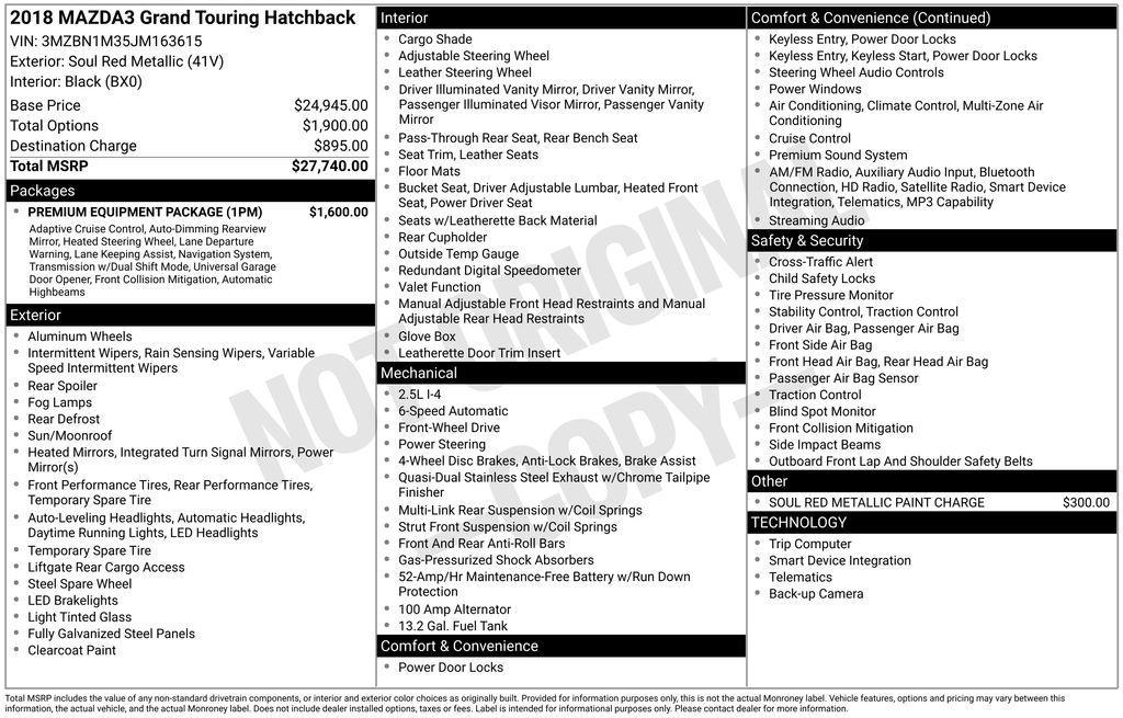 used 2018 Mazda Mazda3 car, priced at $13,960